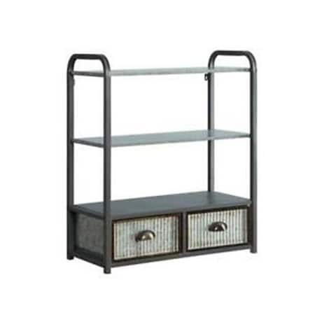 4D Concepts 4D Concepts 134020 Intek Wall Cabinet with Two Drawers - Metal 134020